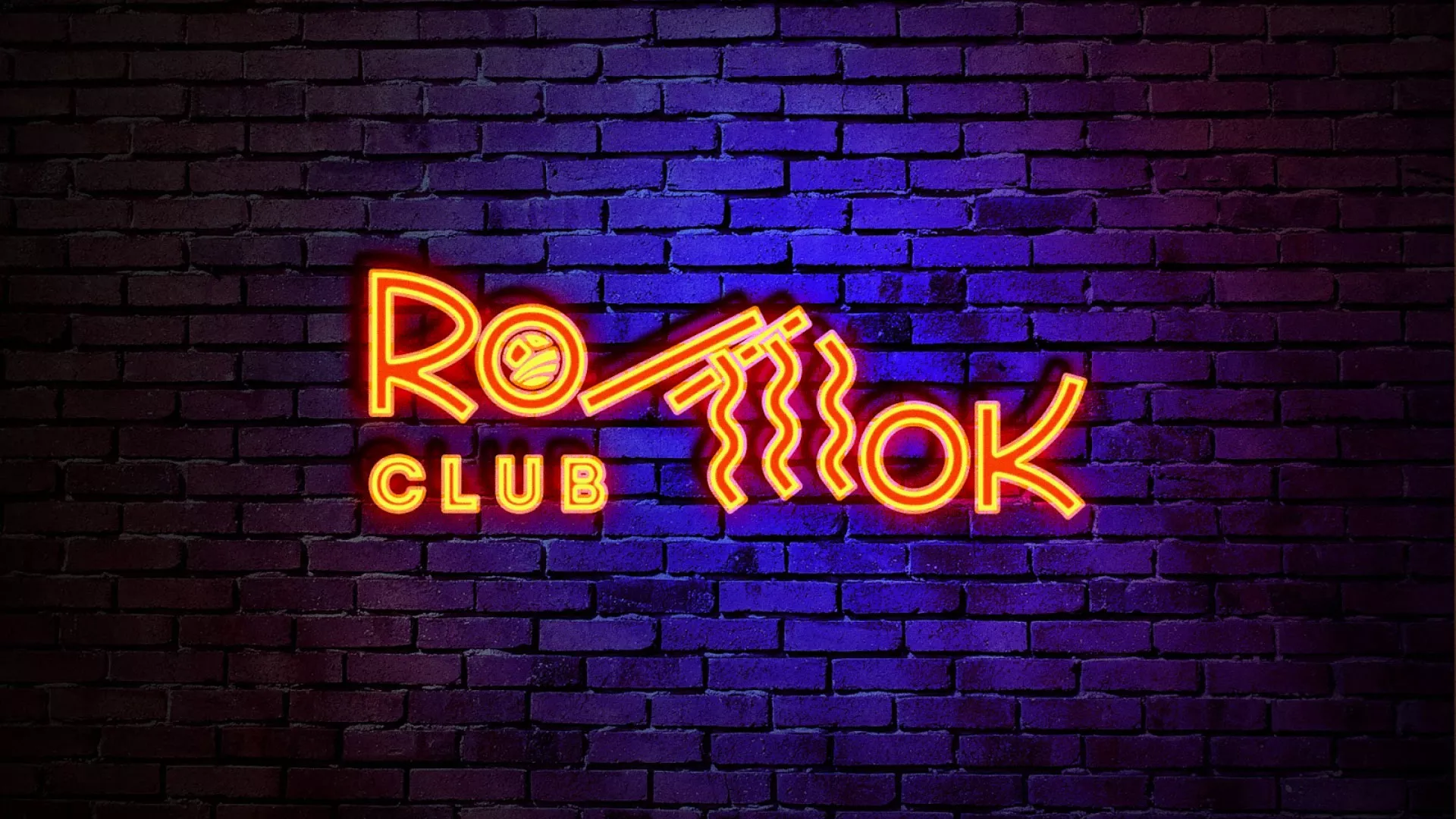 Разработка интерьерной вывески суши-бара «Roll Wok Club» в Саянске